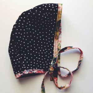 Adorable baby bonnets from Stella & Wilbur - Toby and Roo